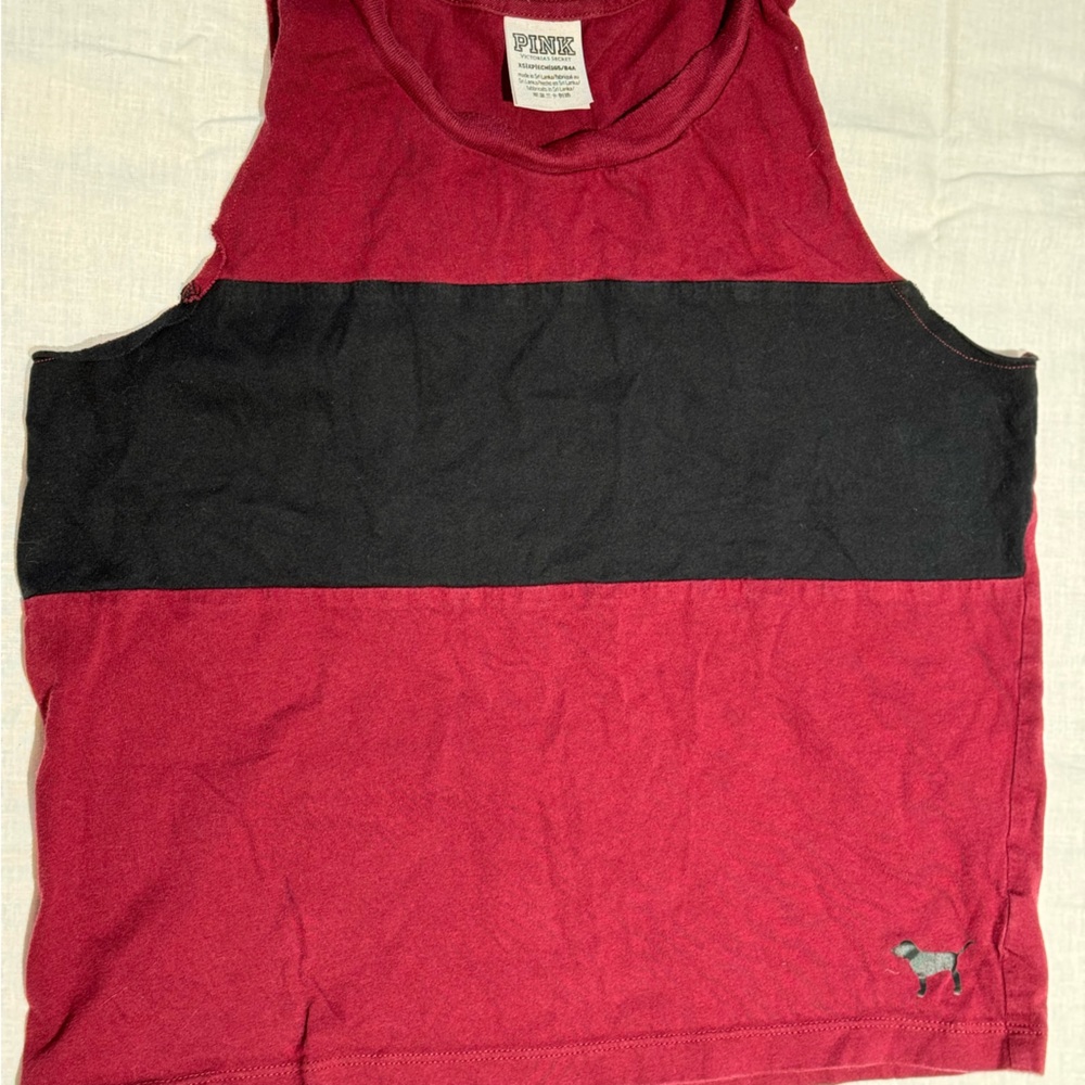 VS PINK retro two tone tank top